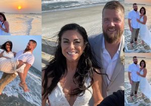 Aric Hutchinson, Samantha Miller age, wedding