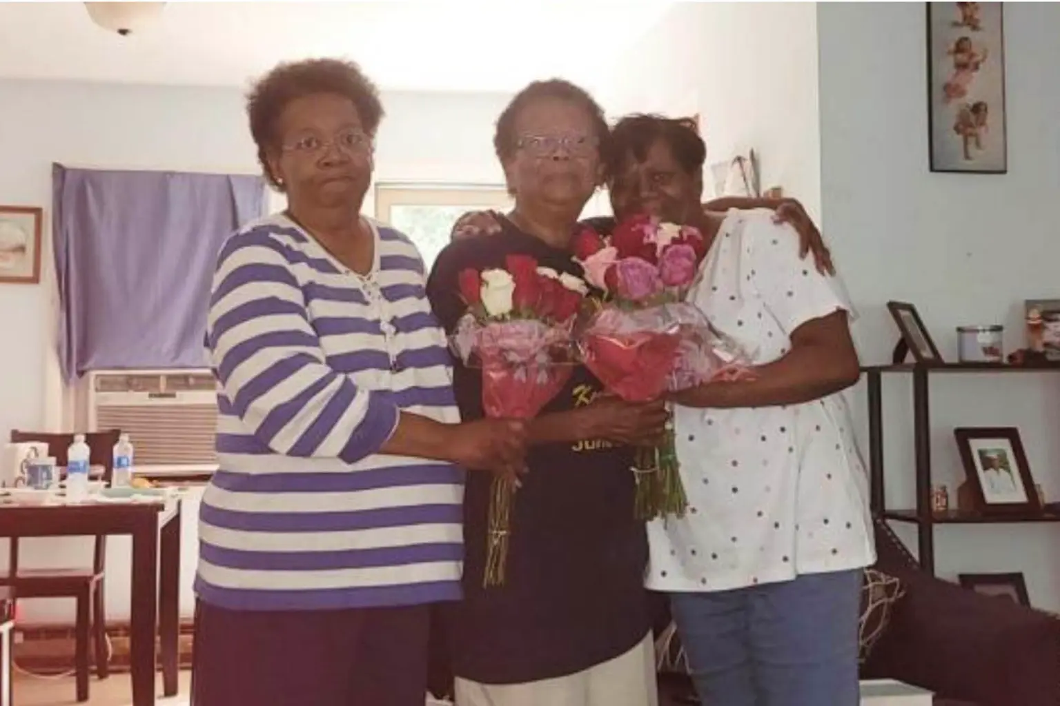 Viola Medlin Singletary, Gloria Medlin McCrimmon, and Cheryl Elaine Medlin 