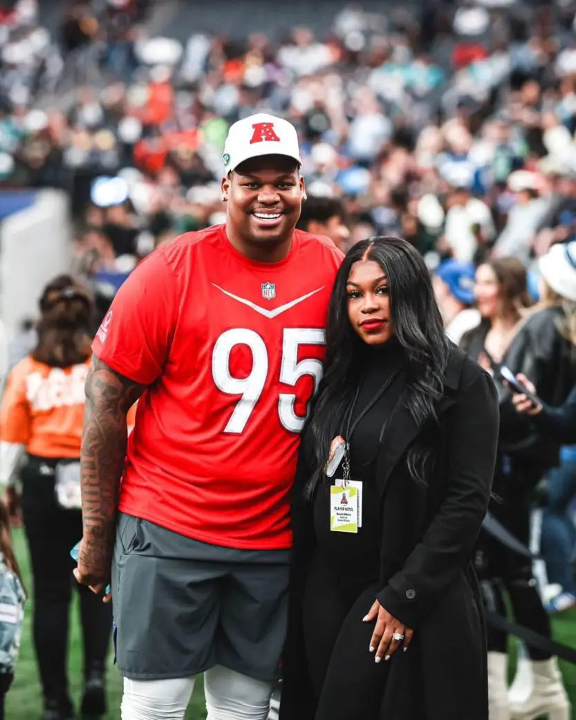 Quinnen Williams wife is Maranda Williams