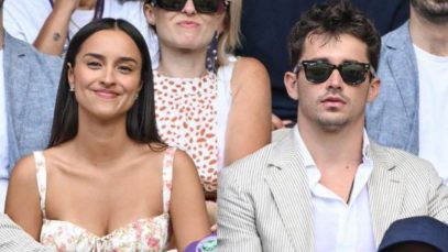 Charles Leclerc girlfriend, Alexandra Saint Mleux