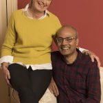 George Alagiah wife, Frances Robathan
