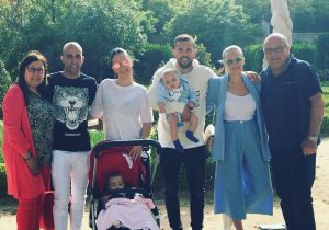 Jordi Alba parents: Mother, Maria Jose and father, Alba Miguel