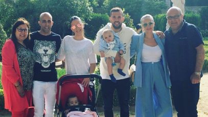 Jordi Alba parents: Mother, Maria Jose and father, Alba Miguel