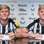 Lewis Hall signing photo: Newcastle United complete the signing of Lewis Hall