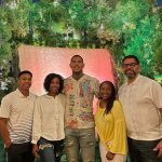 Darren Waller with parents Charlena & Dorian Waller and sister