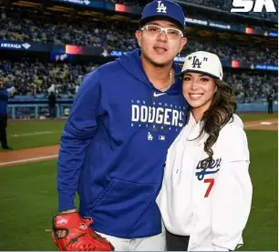 Daisy Perez, Julio Urias girlfriend