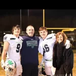 Will Shipley with parents:, James Sr. and Tammy Shipley and brother James Jr.