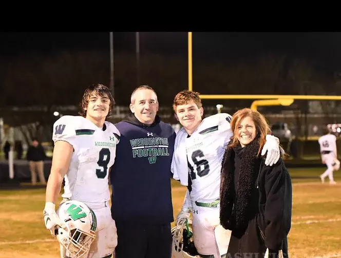 Will Shipley with parents:, James Sr. and Tammy Shipley and brother James Jr.
