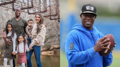 Raheem Morris with his family 750x393 1