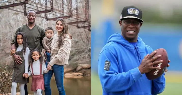 Raheem Morris with his family 750x393 1