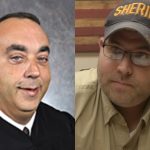 Judge Kevin Mullins was in his district office when he was shot shortly before 3 p.m., and Letcher County Sheriff Mickey Stines has been detained in the slaying, Kentucky State Police said Thursday night.