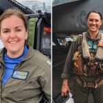 The Navy has identified the two aviators who died after their EA-18G Growler jet crashed Tuesday in Washington state. They are Lt. Serena N. Wileman, left, and Lt. Cmdr. Lyndsay P. Evans. (U.S. Navy)